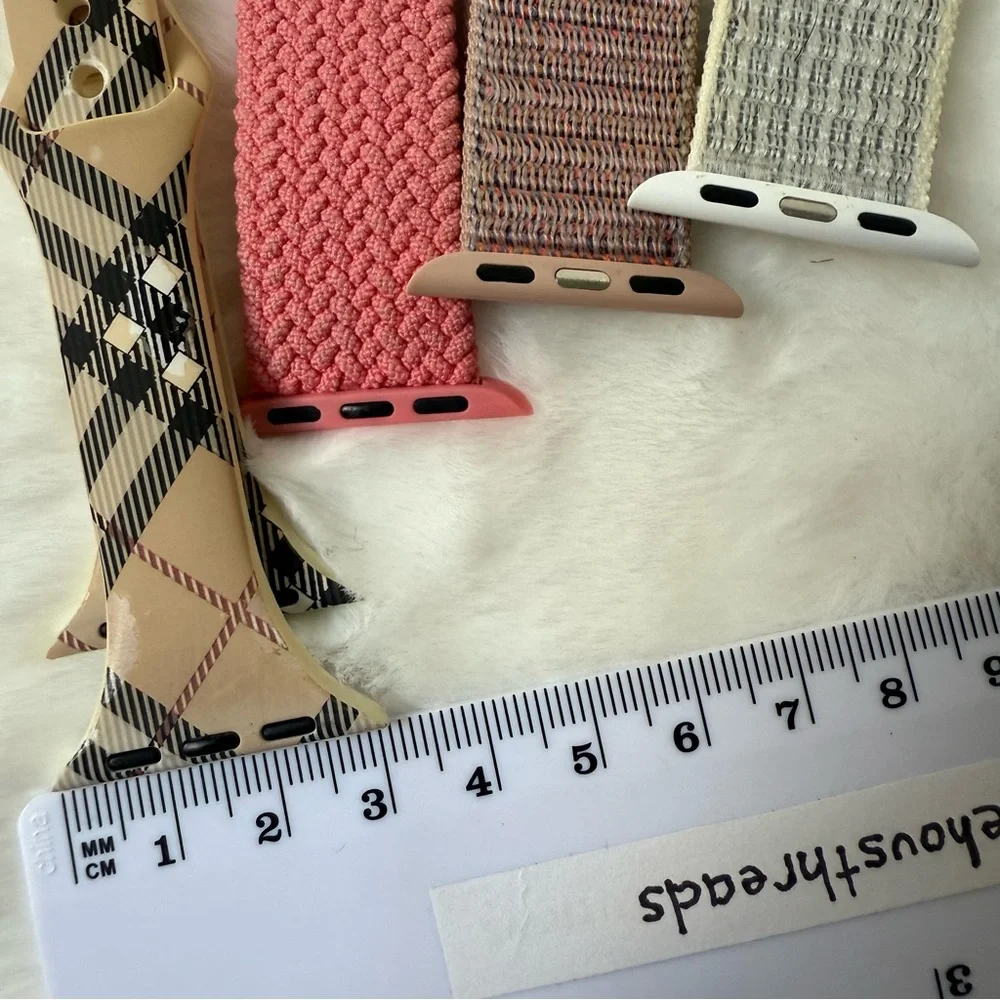 Bundle 4 Watch Bands in Various Colors designed for Apple Watch